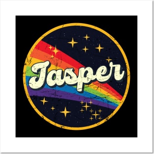 Jasper // Rainbow In Space Vintage Grunge-Style Posters and Art